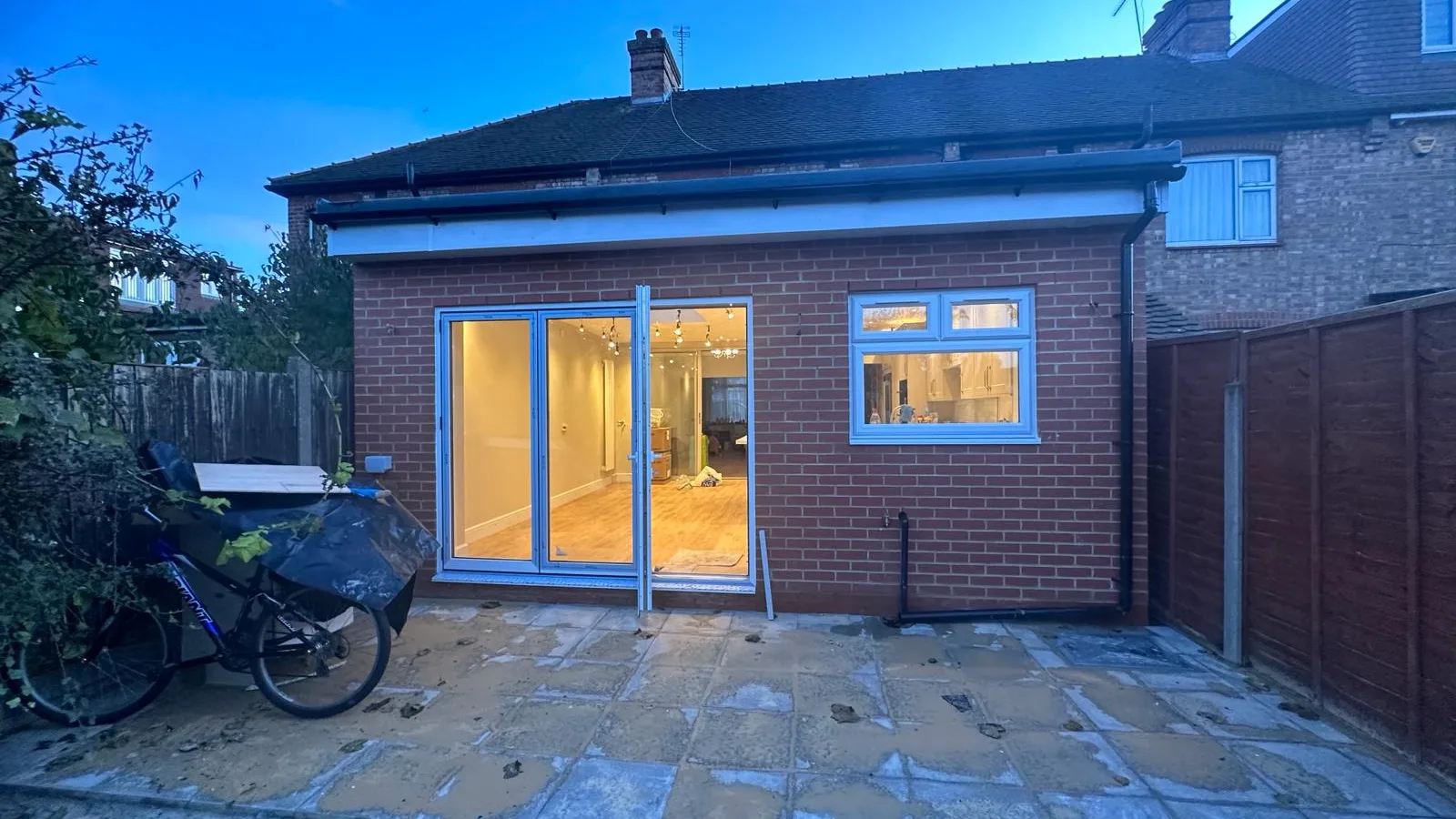 Exterior after - completed rear extension