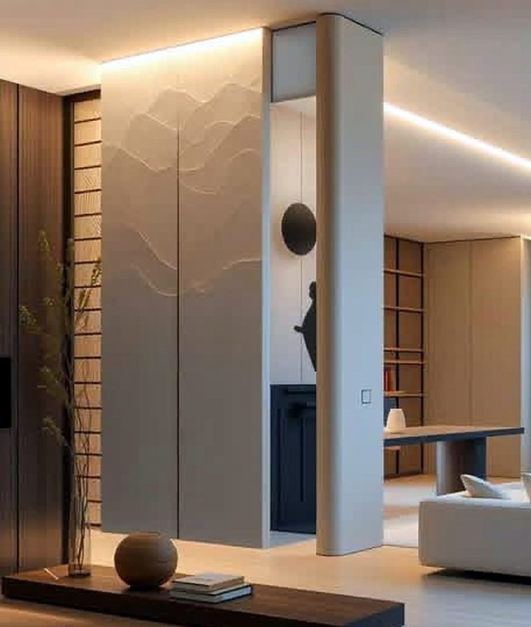 Sculpted plaster relief wall – Grand Design International