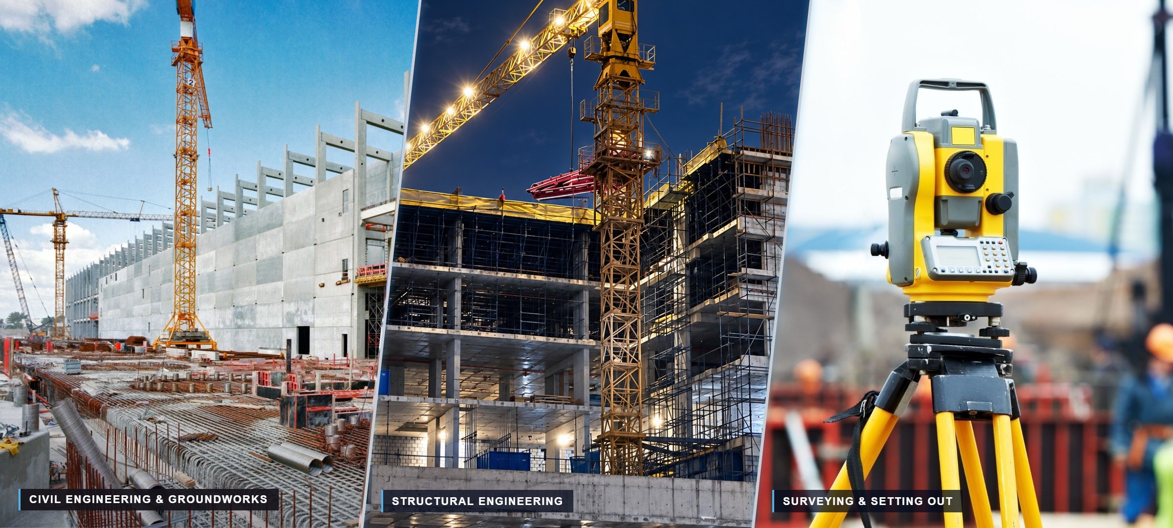 Civil engineering, structural engineering and site surveying by Grand Designs International